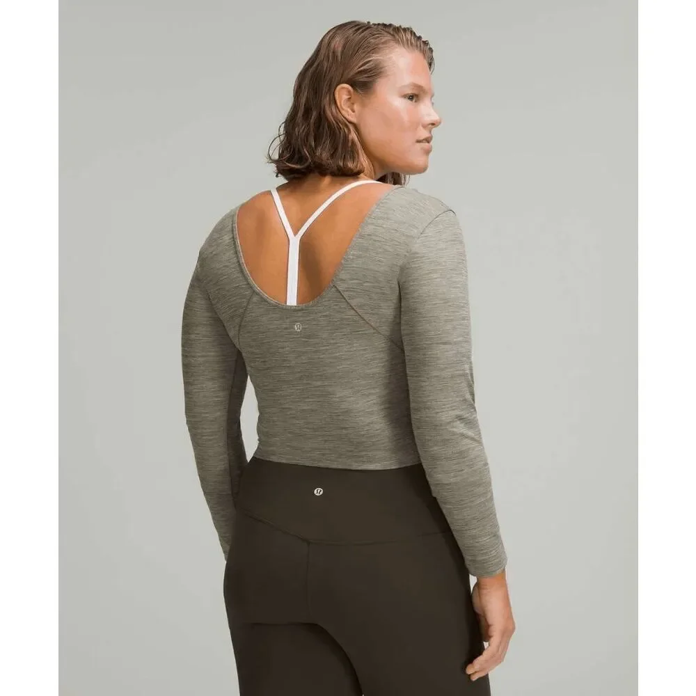 Lululemon NWT size 10 Align long sleeve shirt - gray